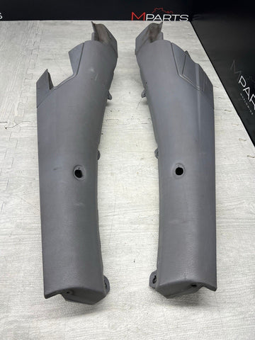 01-06 BMW E46 M3 CONVERTIBLE REAR INTERIOR QUARTER TRIMS COVERS PANELS GREY