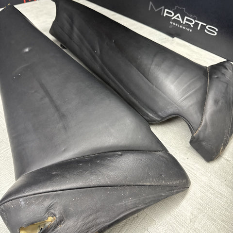 BMW E46 01-05 325ci 330ci M3 Coupe Rear Side Seat Bolsters Black