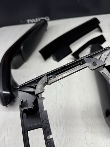 01-06 BMW E46 M3 Coupe Interior Armrests Trim Set Piano Black