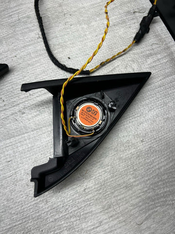 BMW 06-10 E63 E64 650I M6 OEM FRONT LOGIC 7 DOOR TWEETER SPEAKERS TWEETERS