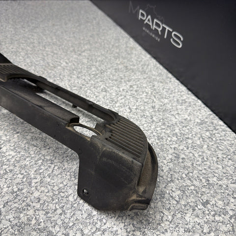 01-06 BMW E46 M3 CONVERTIBLE REAR SEAT ROLLOVER BAR TRIM COVER BLACK 8204279 OEM