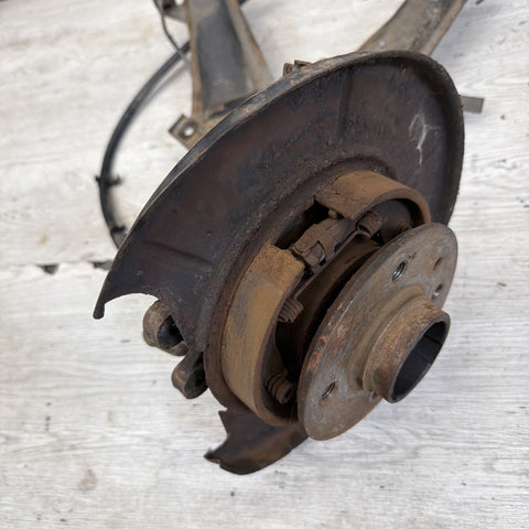 BMW E30 318is 84-92 Right Rear Trailing Arm Knuckle Hub Spindle Suspension OEM