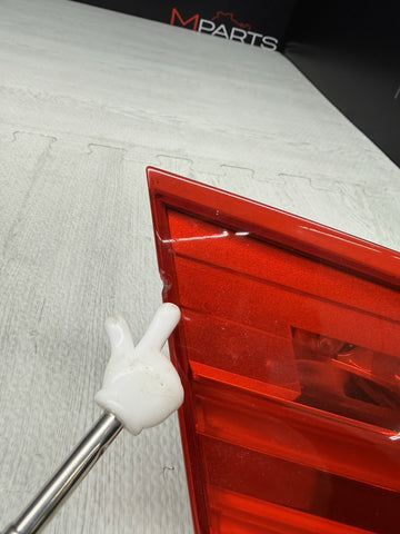 2011–2013 BMW 3 Series E92 Left Inner Trunk Lid Tail Light OEM 7252779 *Chip