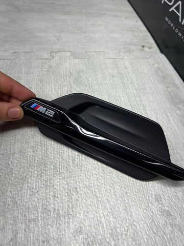 Genuine BMW F87 M2 Gloss Black Side Fender Grilles