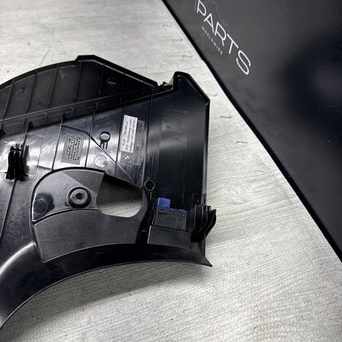 01-06 BMW E46 M3 Left Right Kick Dead Pedals Covers Trims Panels Genuine Black