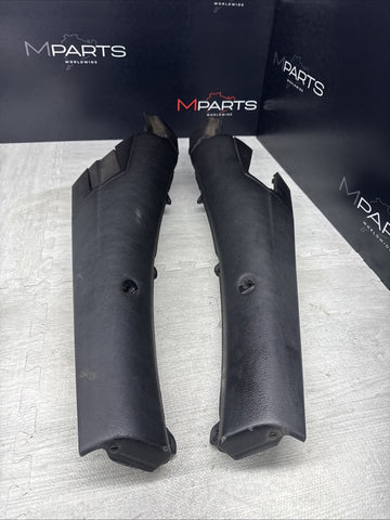 01-06 BMW E46 M3 CONVERTIBLE REAR INTERIOR QUARTER TRIMS COVERS PANELS BLACK