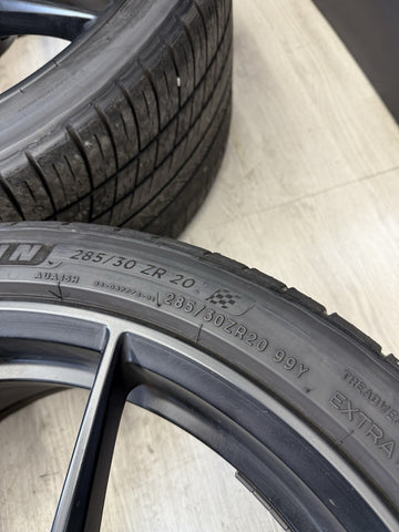 OEM 15-20 BMW F80 F82 F83 F87 M2 M3 M4 CS Wheels Rims Genuine Style 763M Black