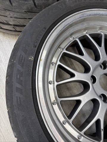 01-06 BMW E46 M3 Wheels Rims LM Style 18” Staggered 18x8 10x9