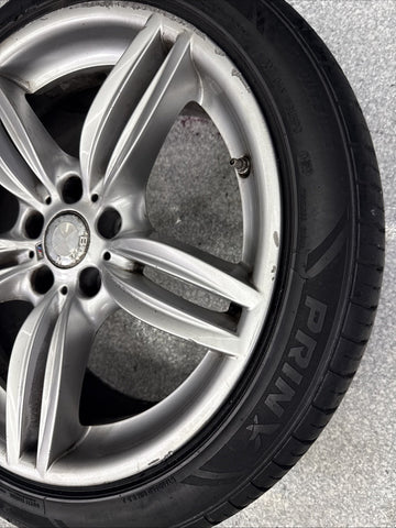 OEM BMW F10 F13 Front Wheel Rim 19x8.5 ET33 M Double Spoke Style 351 Silver