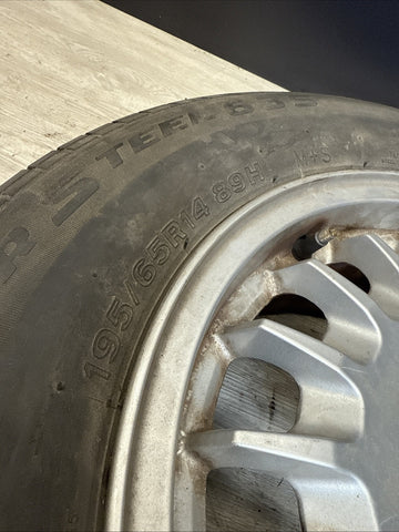 84-91 OEM BMW e30 318i 325e 325i Bottle Cap Wheel Rim 59144 14” 14x6 1125688