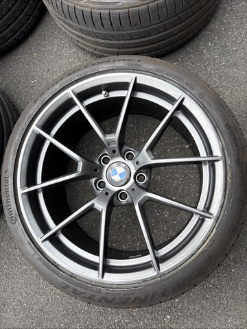 OEM 15-20 BMW F80 F82 F83 F87 M2 M3 M4 CS Wheels Rims Style 763M Orbit Grey