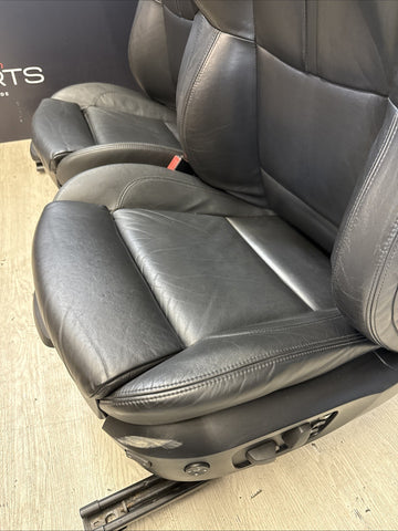 08-13 BMW E92 M3 Coupe Original Black Interior Front Seats Powered Non Heated