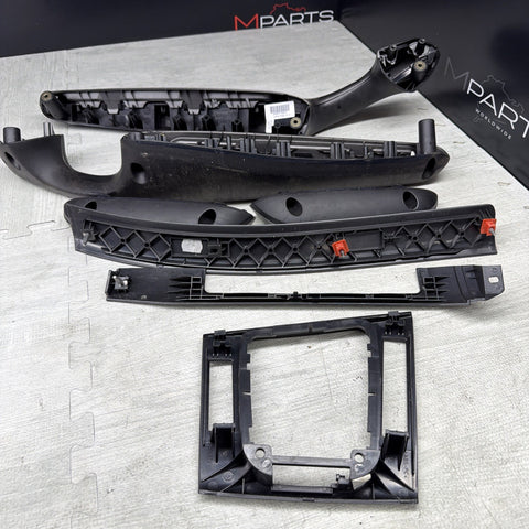 01-06 BMW E46 M3 Convertible Interior Armrests Trim Set Titan Shadow (7)