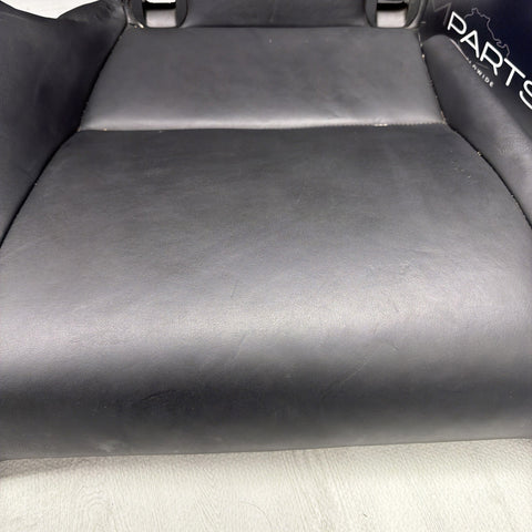 08-13 BMW E92 M3 Coupe Right Passenger Rear Seat Bottom Bench Pad Black Leather