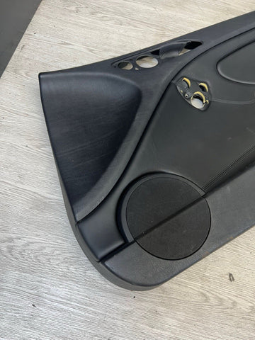 01-06 BMW E46 M3 PASSENGER RIGHT SIDE DOOR PANEL CARD BLACK OEM
