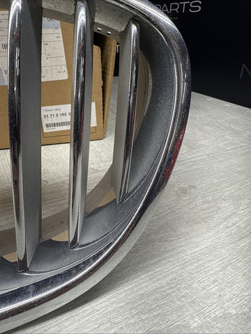 11-13 BMW F10 528 535 550i FRONT LEFT SIDE BUMPER CHROME GRILLE INSERT TRIM OEM