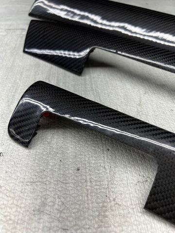 BMW E46 M3 01-06 Carbon Fiber Interior Trim Dashboard Dash Board Set *Notes*