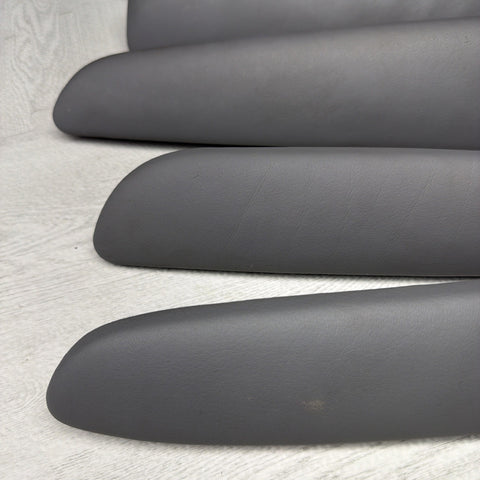 01-06 BMW OEM E46 M3 Coupe Trim Armrest Pads Set Gray Grey 8238622 *Notes*