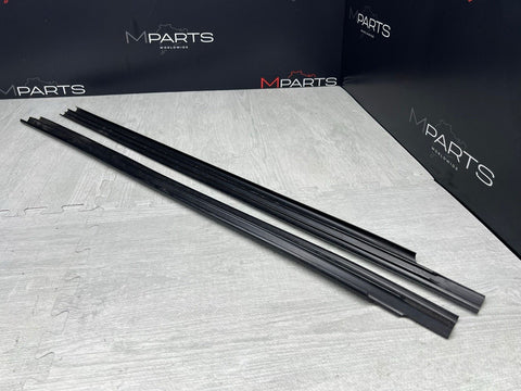 BMW E30 Door Sill Trim Plate Covers Strips