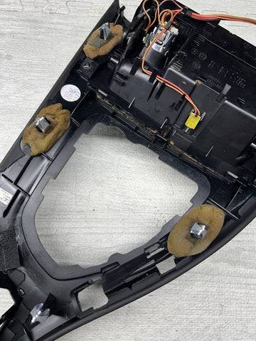 09-13 BMW E93 M3 CONVERTIBLE DCT CIC LEATHER CENTER CONSOLE TRIM