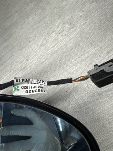 01-06 BMW E46 M3 Side View Door Mirrors Pair Painted Jet Black *Notes*