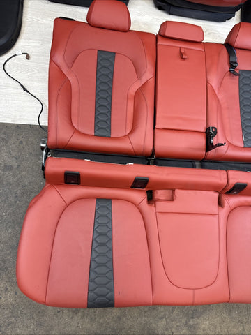 20-25 BMW G06 F96 X6M Original Sakhir Orange Interior Seats Complete