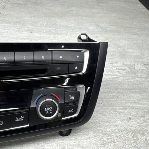 12-16 OEM BMW F22 F32 F30 F36 M4 M3 AC Heater Control Panel Radio Media Buttons