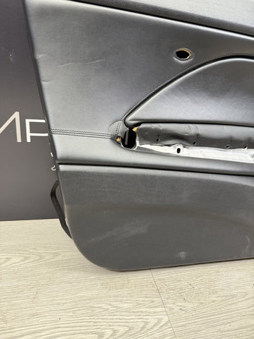 01-06 BMW E46 M3 DRIVER LEFT SIDE DOOR PANEL CARD BLACK OEM