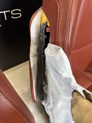 08-13 BMW E92 M3 Coupe Original Fox Red Interior Front Seats Pair *Notes*