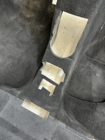 BMW Z3M Z3 M Coupe Floor Carpet Interior Black Rear OEM