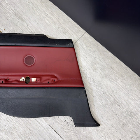 BMW 01-06 E46 M3 COUPE LEFT REAR QUARTER INTERIOR TRIM PANEL IMOLA RED *Notes*