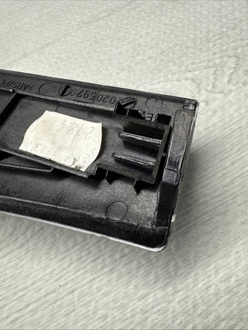 01-06 BMW E46 M3 Interior Left Dash Vent Trim Brushed Aluminum *Broken Tab