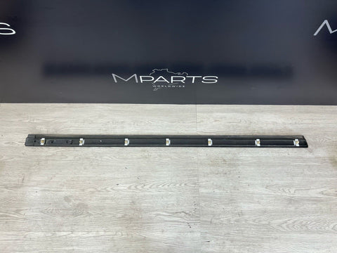 BMW 94-99 E36 M3 COUPE DOOR MOULDING FRONT BLACK LEFT DRIVER OEM