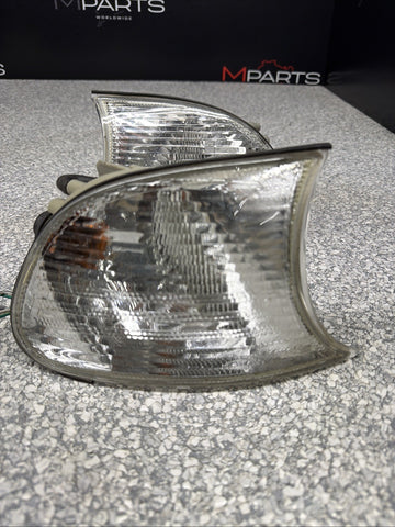 DEPO M3 Clip-On Clear Corner Signal Lights 2001 BMW E46 M3