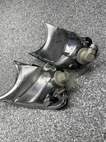 DEPO Amber LED M3 Screw-On Clear Corner Signal Lights 2002-2006 BMW E46 M3