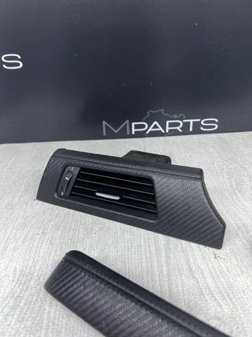 08-13 BMW E92 E93 M3 Interior Trim Set Carbon Leather OEM Genuine