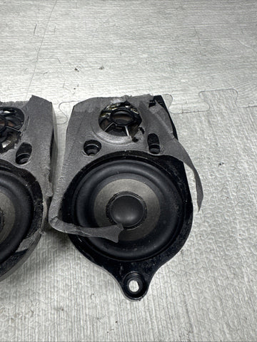 01-06 BMW E46 M3 HAES FRONT MID RANGE TWEETER SPEAKERS 65138374697 *Notes*