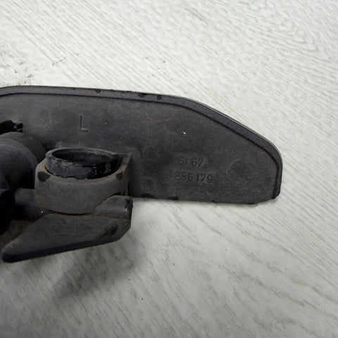 01-06 BMW E46 M3 Left Driver Headlight Washer Jet Cover Black 8256179