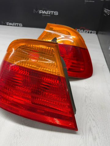 99-02 BMW E46 325ci 330ci M3 CONVERTIBLE BRAKE TAIL LIGHTS AMBER 8375801 OEM