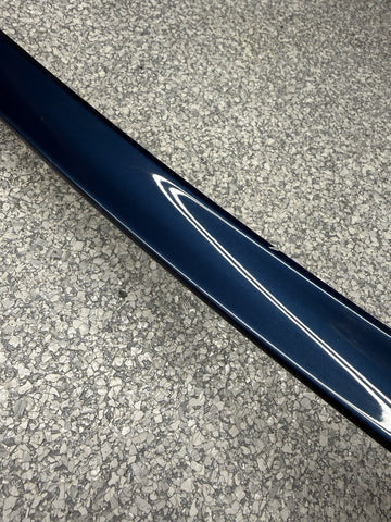 2001-2006 BMW E46 M3 Factory Rear Trunk Spoiler Lip 2695445 Topaz Blue OEM