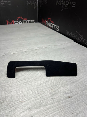 01-06 BMW E46 M3 Alcantara Black Center Dash Dashboard Trims 8196103 Set Of 3