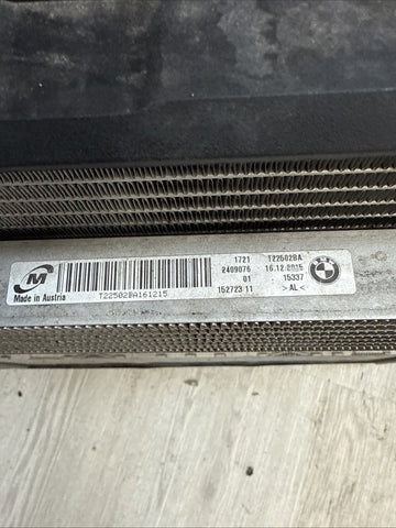 12-16 BMW F22 F23 F30 F32 F33 F36 F87 M2 Radiator Cooling Fan Complete Assembly