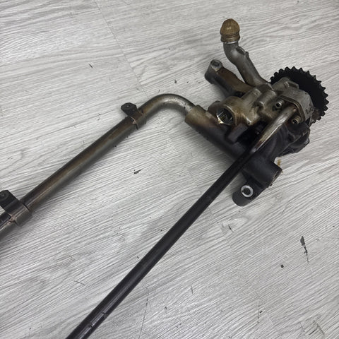 01-06 BMW E46 M3 S54 Engine Oil Pump + Pick Up Tubes