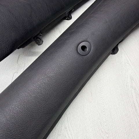 BMW 01-06 E46 325 330 M3 OEM Convertible Rear Top Lateral Trims Panels Black