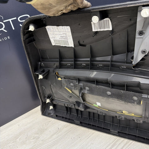 01-06 BMW E46 M3 DRIVER LEFT SIDE DOOR PANEL CARD BLACK OEM