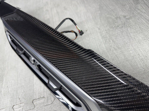 2023-2025 BMW G80 M3 G82 G83 M4 Front Dash Trim Strip Carbon Fiber Vents OEM