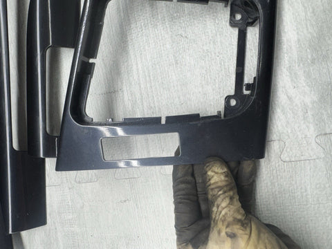 01-06 BMW E46 M3 Coupe Interior Armrests Trim Set Piano Black*Notes*