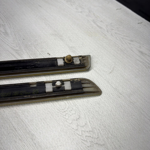 BMW E46 M3 01-06 Rear Left & Right Exterior Trim Molding Set Phoenix Yellow OEM