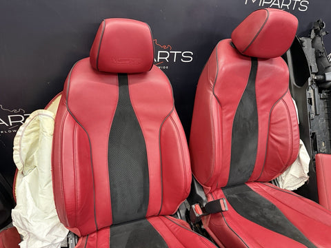 21-25 ACURA TLX TYPE S INTERIOR SET RED ALCANTARA LEATHER SEATS OEM 7K MILES