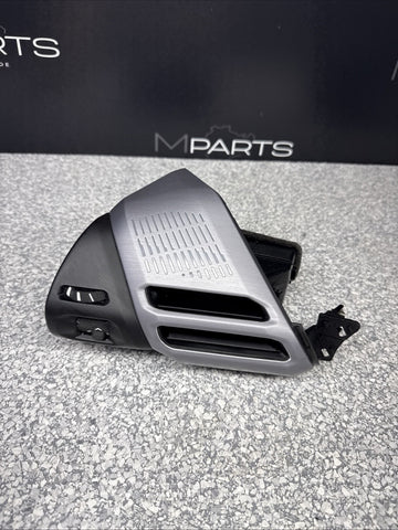 2025 2026 BMW 228i F74 Left Dash Air Vent Trim Panel Aluminum Graphite 9635200
